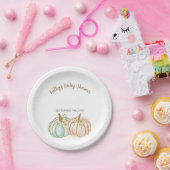 Borden voor pumpkin-papier papieren bordje (Feest)