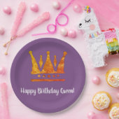 Borden voor Queen Birthday Custom Paper Papieren Bordje (Feest)