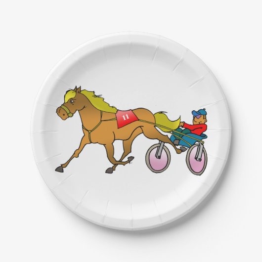 Borden voor racestoornissen en schoeisel papieren bordje (Voorkant)