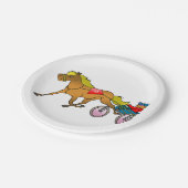 Borden voor racestoornissen en schoeisel papieren bordje (Gekanteld)