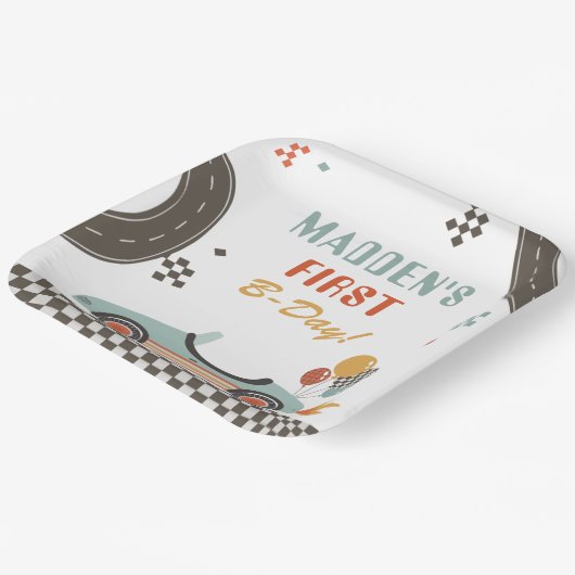 Borden voor rackpapier papieren bordje (Gebogen)