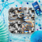 Borden voor regenboogassays papieren bordje (Feest)