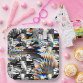 Borden voor regenboogassays papieren bordje (Feest)