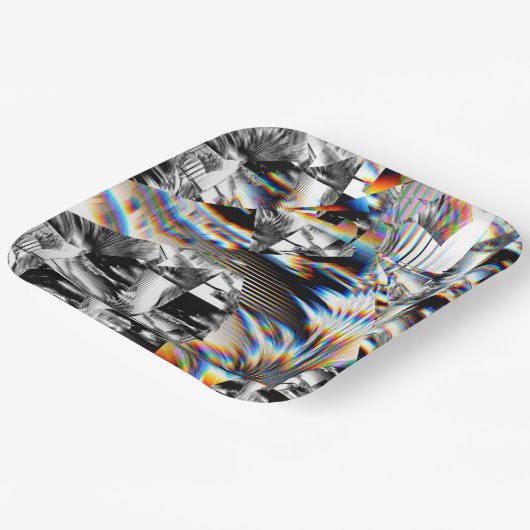 Borden voor regenboogassays papieren bordje (Gebogen)