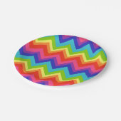 Borden voor regenboogpapier papieren bordje (Gekanteld)