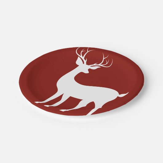 Borden voor rendierpapier papieren bordje (Gekanteld)