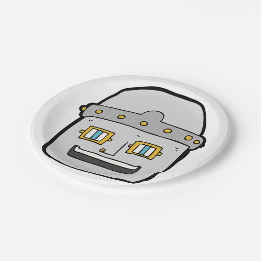 Borden voor robotkoppapier papieren bordje (Gekanteld)