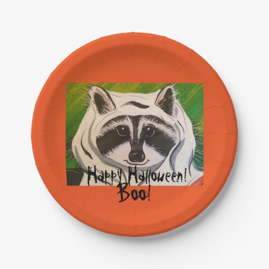 borden voor "Rocky the Ghost" Papieren Bordje (Voorkant)