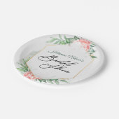 borden voor roos en groenboek papieren bordje (Gekanteld)