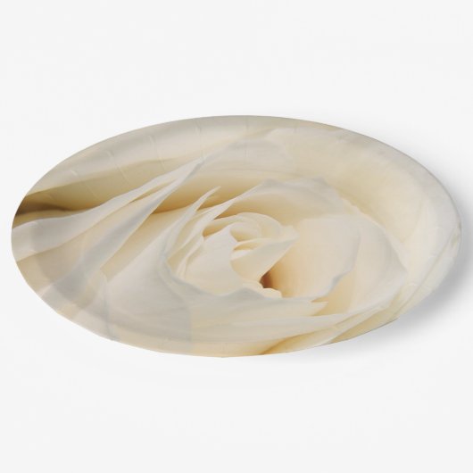 Borden voor Roos Papieren Bordje (Gekanteld)