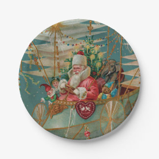 Borden voor Santa & Zijne Vliegtuigmachine Papieren Bordje