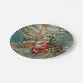 Borden voor Santa & Zijne Vliegtuigmachine Papieren Bordje (Gekanteld)