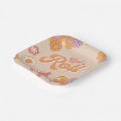 Borden voor Schaats met roovy Roller Papieren Bordje (Gebogen)