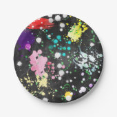 Borden voor schilderplaatjes papieren bordje (Voorkant)