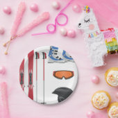 Borden voor skiapparatuurpapier papieren bordje (Feest)
