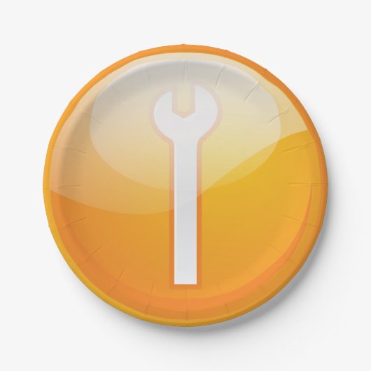 Borden voor spannersymbool papieren bordje (Voorkant)