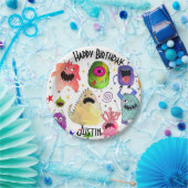 Borden voor speciaal monster papieren bordje (Feest)