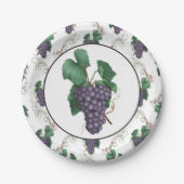 Borden voor speelpapier voor druiven papieren bordje (Voorkant)