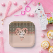 Borden voor Square Designer Paper Papieren Bordje (Feest)