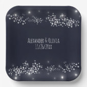 Borden voor Star Light Wedding Shower Paper Papieren Bordje (Voorkant)