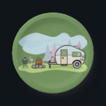 Borden voor  stijlvol Camper Paper Papieren Bordje<br><div class="desc">Borden voor  stijlvol Camper Paper</div>