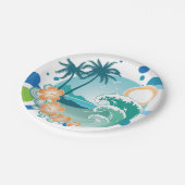 Borden voor Surf van eilanden Papieren Bordje (Gekanteld)