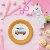 Borden voor surfer-papier -  Bord voor surfplank (Feest)