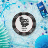 Borden voor Thanksgiving-ineenstorting Papieren Bordje (Feest)