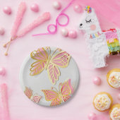 Borden voor themafeekjes voor vlinders papieren bordje (Feest)