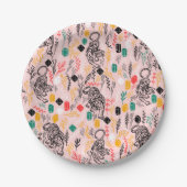 Borden voor tijdenpapier papieren bordje (Voorkant)