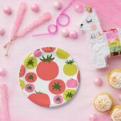 Borden voor tomatenpapier papieren bordje (Feest)