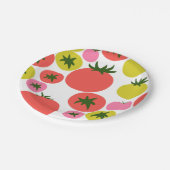 Borden voor tomatenpapier papieren bordje (Gekanteld)