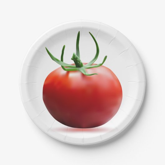 Borden voor tomatenpapier verwijderen papieren bordje (Voorkant)