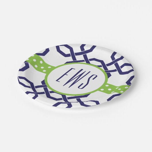 Borden voor touw- en graankorrels papieren bordje (Gekanteld)