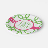 Borden voor touw- en graankorrels papieren bordje (Gekanteld)