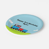 borden voor "Trein" op maat Papieren Bordje (Gekanteld)