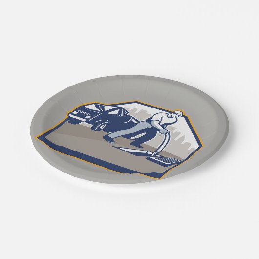 Borden voor trekkend chirurgische papier papieren bordje (Gekanteld)