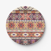 Borden voor tribaal kunstpapier papieren bordje (Voorkant)