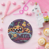 Borden voor trick or treat papieren bordje (Feest)