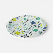 Borden voor tuinpapier papieren bordje (Gekanteld)