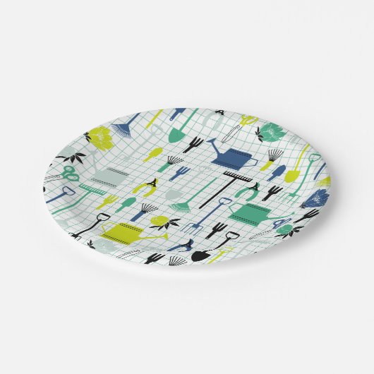 Borden voor tuinpapier papieren bordje (Gekanteld)