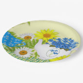 Borden voor tuinthee papieren bordje (Gekanteld)