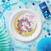Borden voor Unicorn Magic Paper Papieren Bordje (Feest)