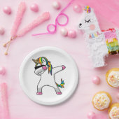 Borden voor Unicorn-papier Papieren Bordje (Feest)