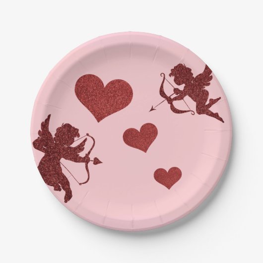 Borden voor valentijn papieren bordje (Voorkant)