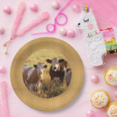 Borden voor veepapier papieren bordje (Feest)