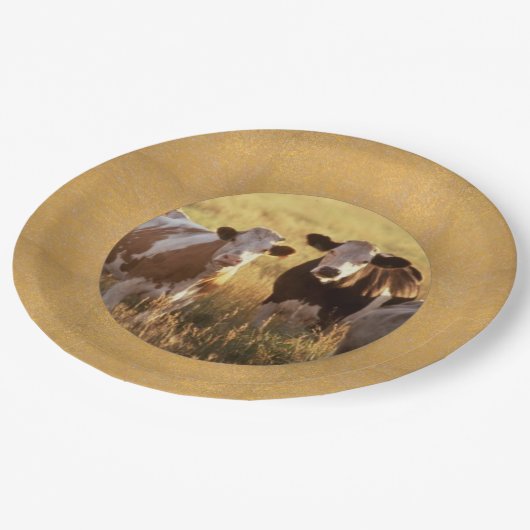 Borden voor veepapier papieren bordje (Gekanteld)