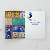 Borden voor vergunningen voor 103e verjaardag kaart (Binnen)