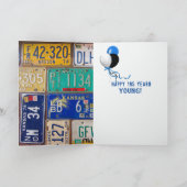 Borden voor vergunningen voor 105e verjaardag kaart (Binnen)