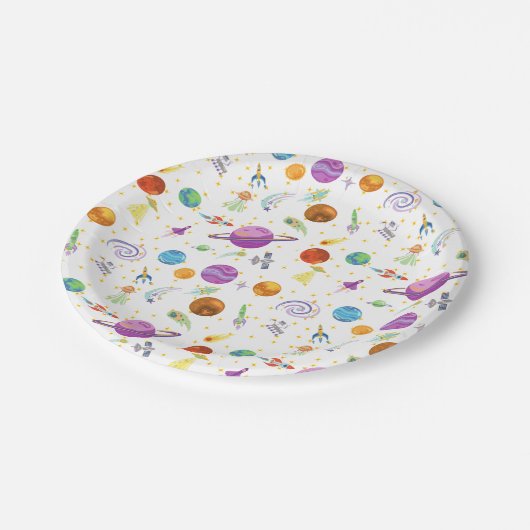 Borden voor verjaardagsdagsdagsdagsdagstaarten papieren bordje (Gekanteld)